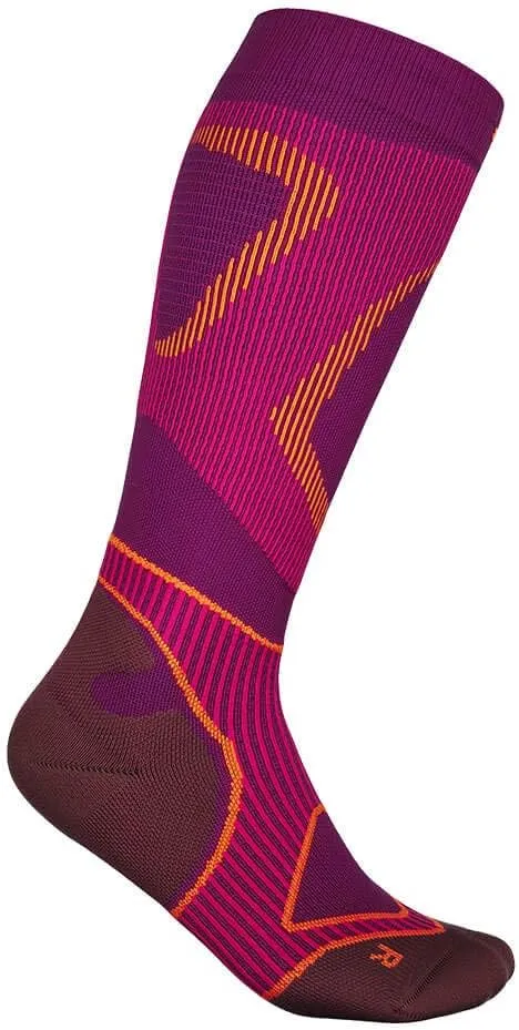 Bauerfeind Run Performance Compression Socks - Targeted Compression Zones - Increased Ankle Stability - Heel and Sole Relief