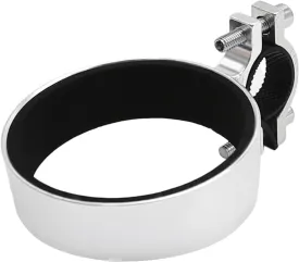 Bike Handlebar Cup Holder - Aluminum Coffee Cup & Water Bottle Holder for Bicycle Accessories (Silver)