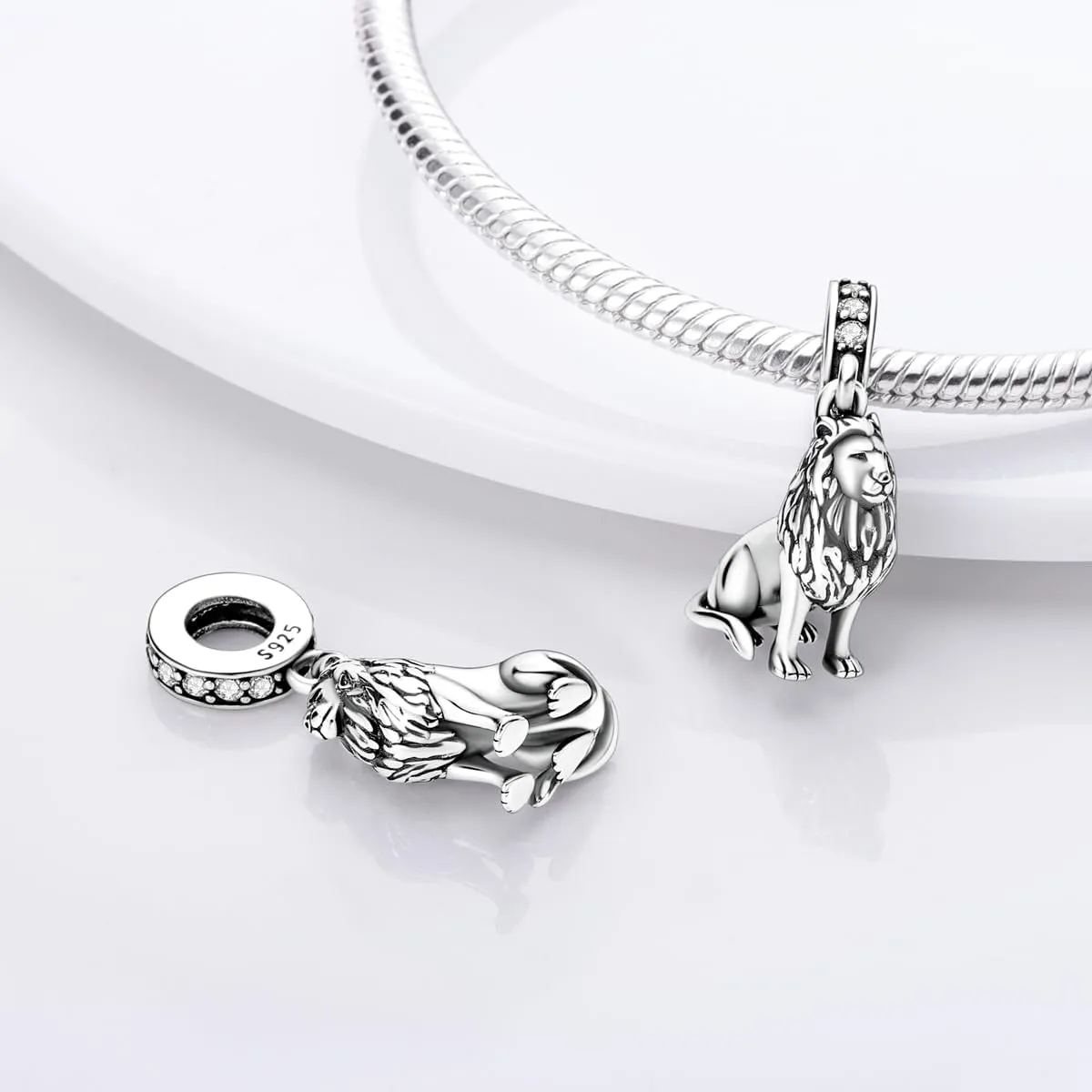 Charms Compatible with Pandora Bracelets, Sterling Silver Dangle Charms for Bracelets Necklaces Heart Butterfly Animal Travel Sunflower Moon Tree Kawaii Kitty Cute Cat Pendants Bead DIY Charm