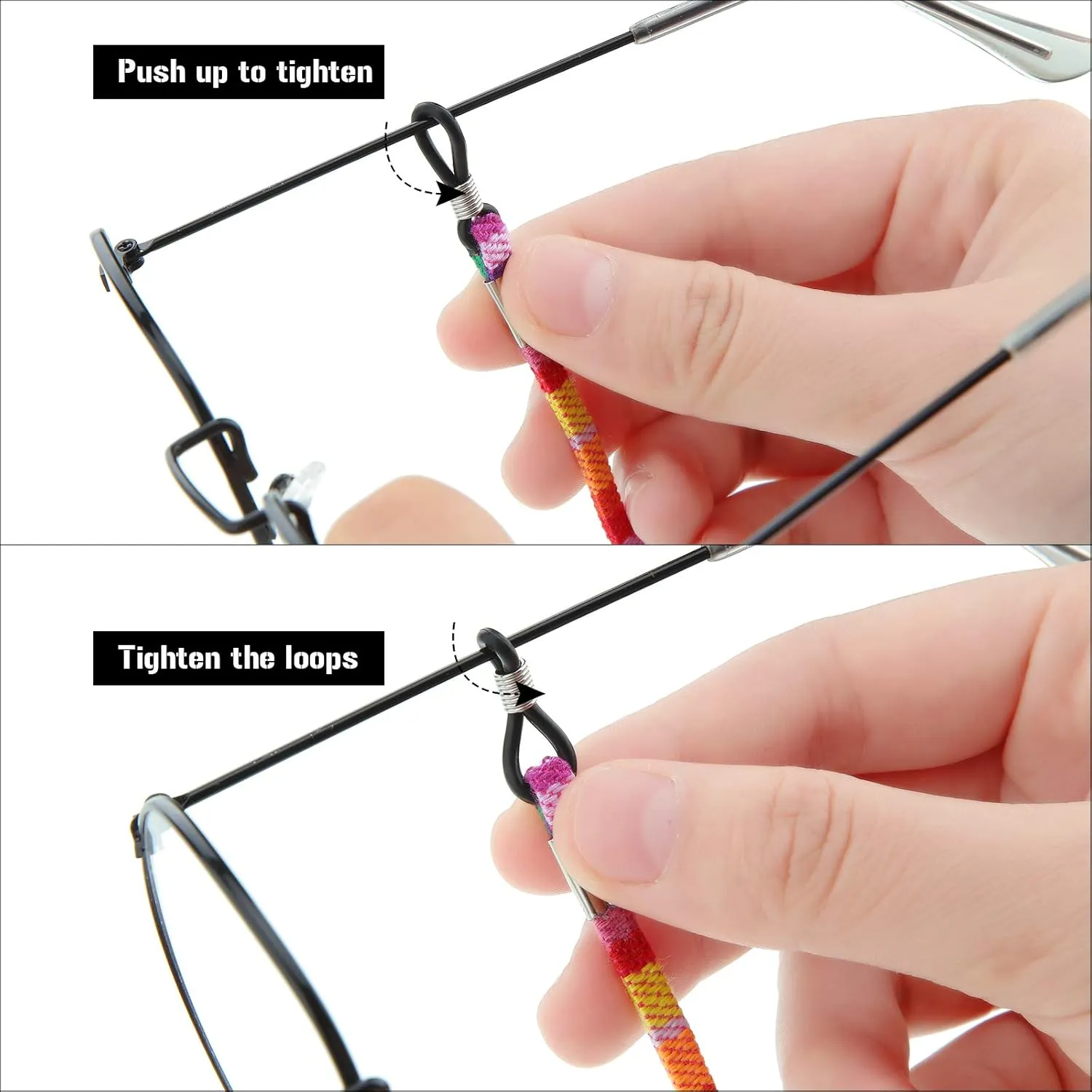 Frienda 8 Pieces Eyeglass Holder Strap Eyeglass Chain Cord Lanyard for Women