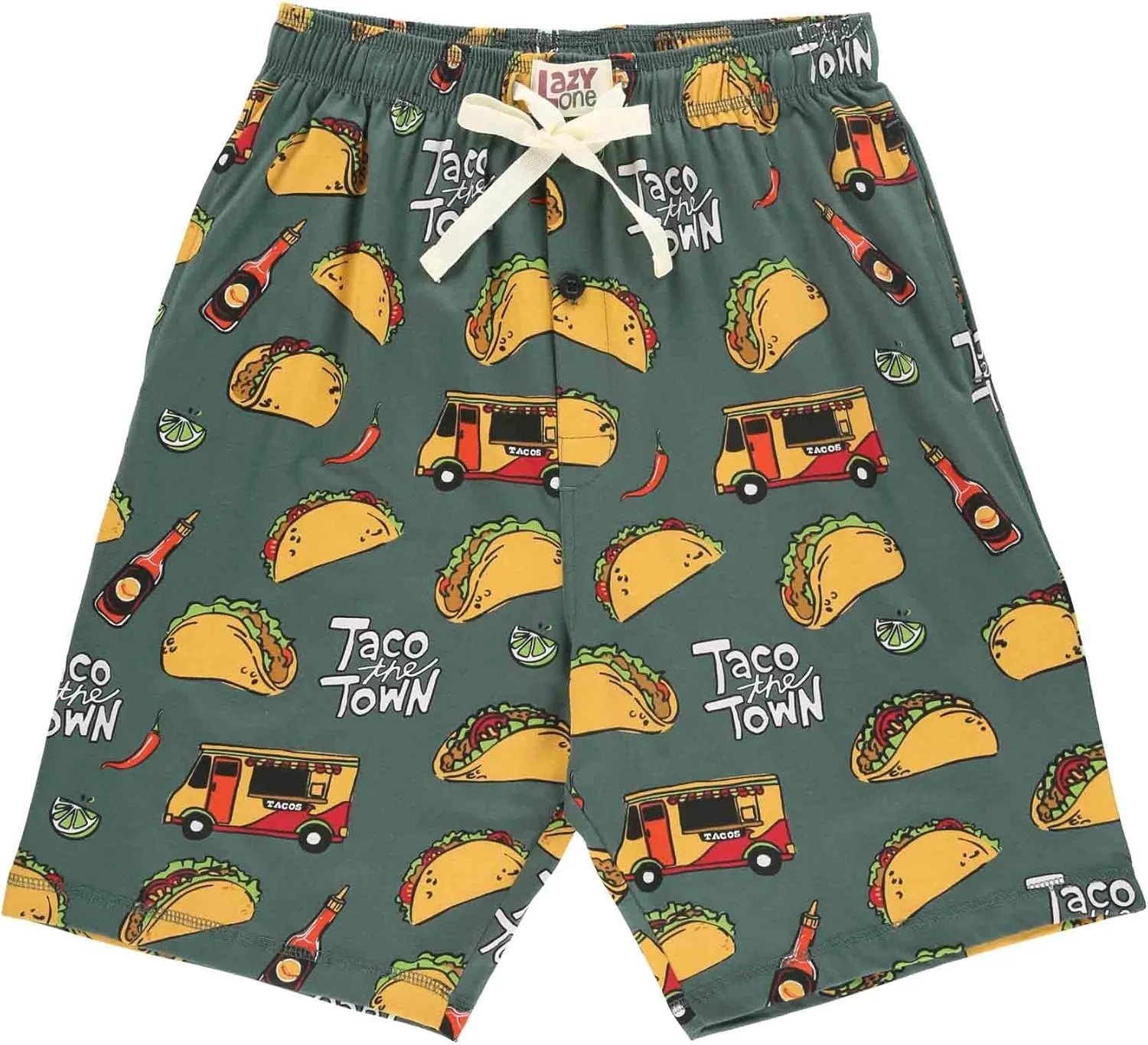 Lazy One Pajama Shorts for Men, Men's Pajama Bottoms, Sleepwear