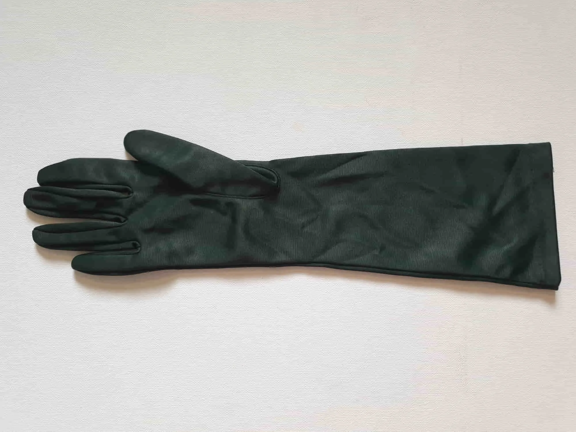 Long Black Gloves by Dents - Size 7 1/2