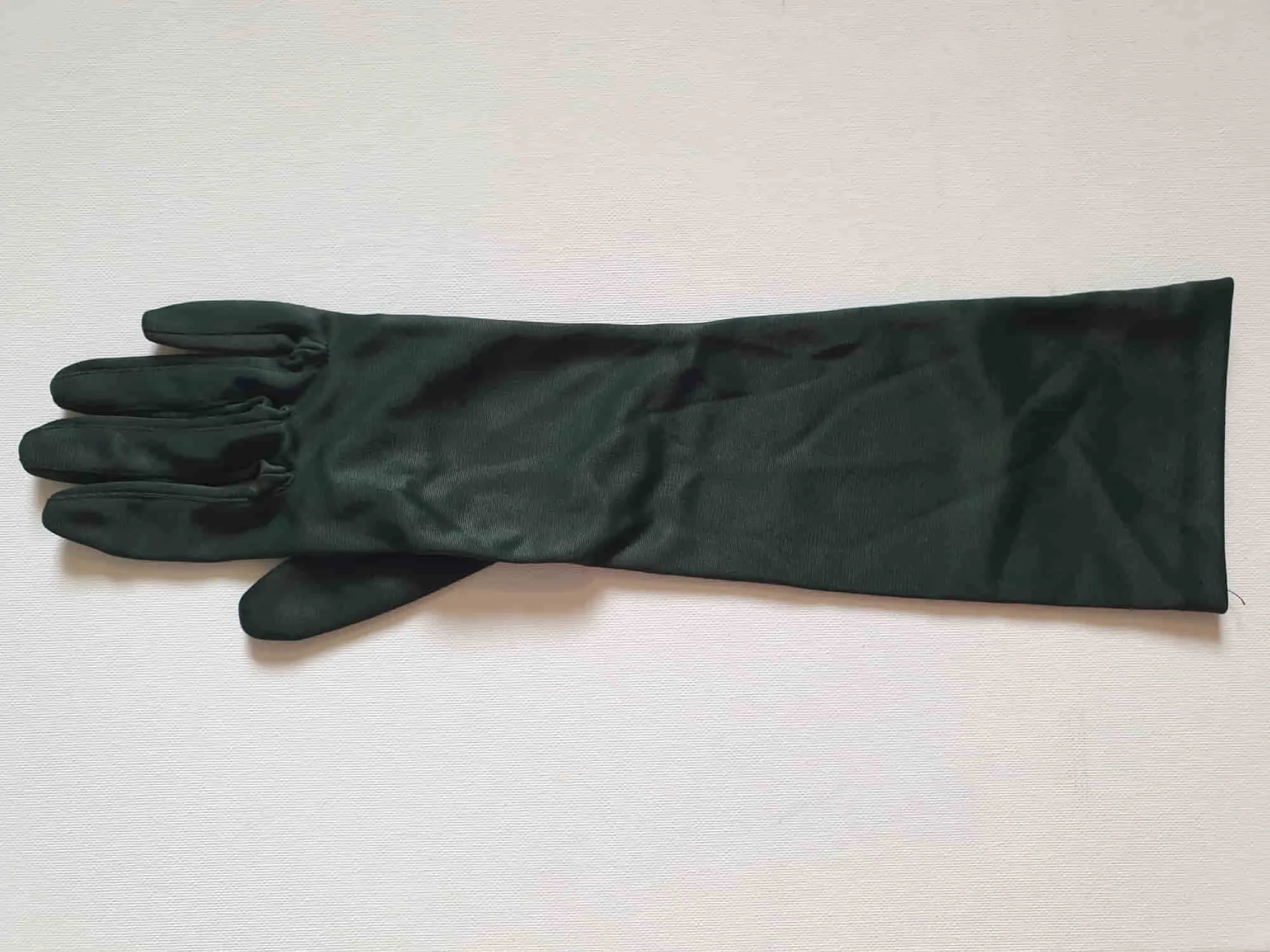 Long Black Gloves by Dents - Size 7 1/2
