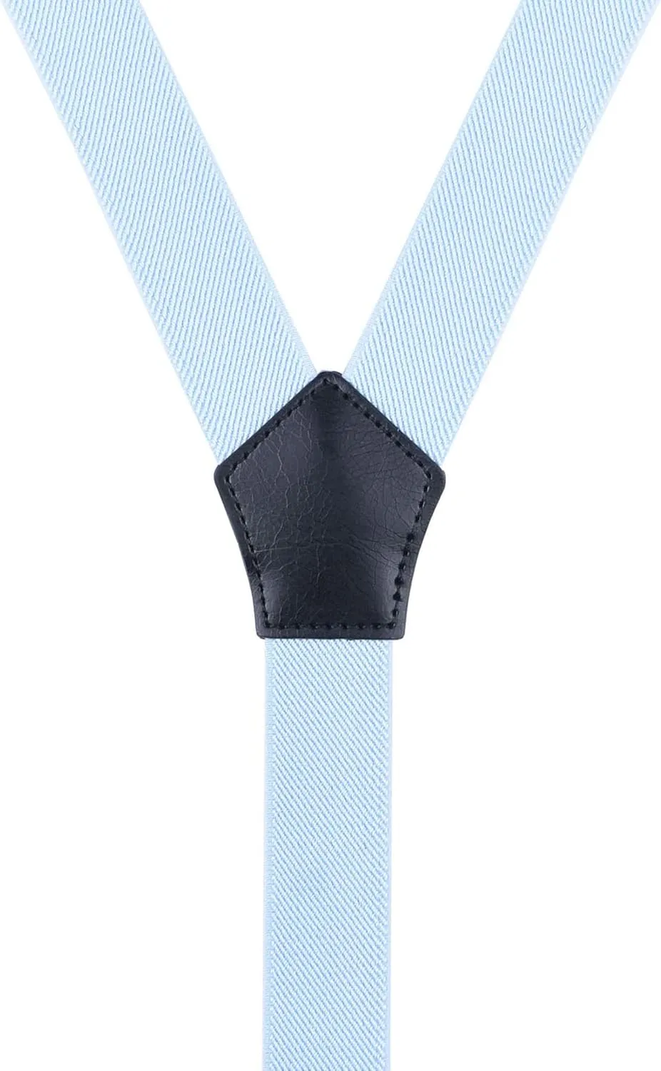 Men's Boys' Suspenders and Bow Tie Set Adjustable with Black Metal Clips