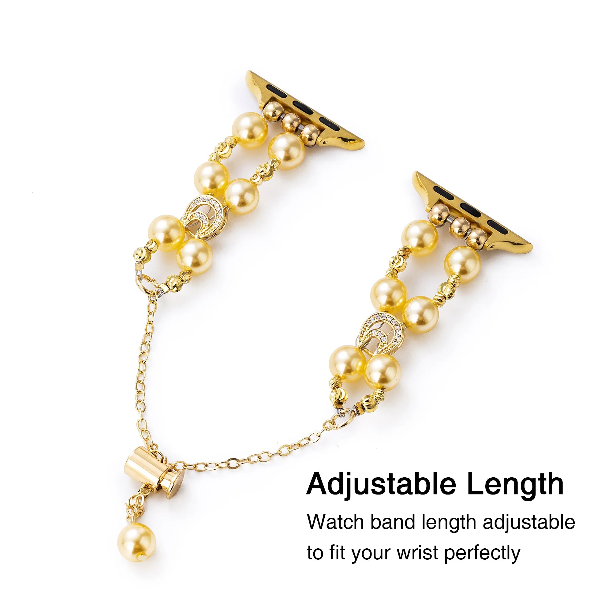 Pearl Beaded Watch Band
