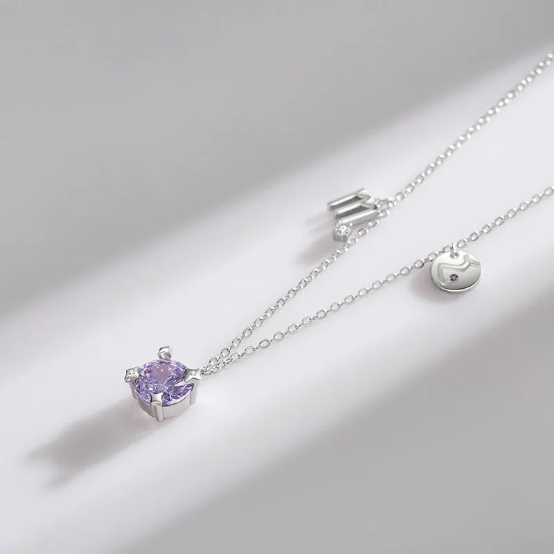 Scorpio Sterling Silver Necklace - Elegant Cross-border Jewelry for Women