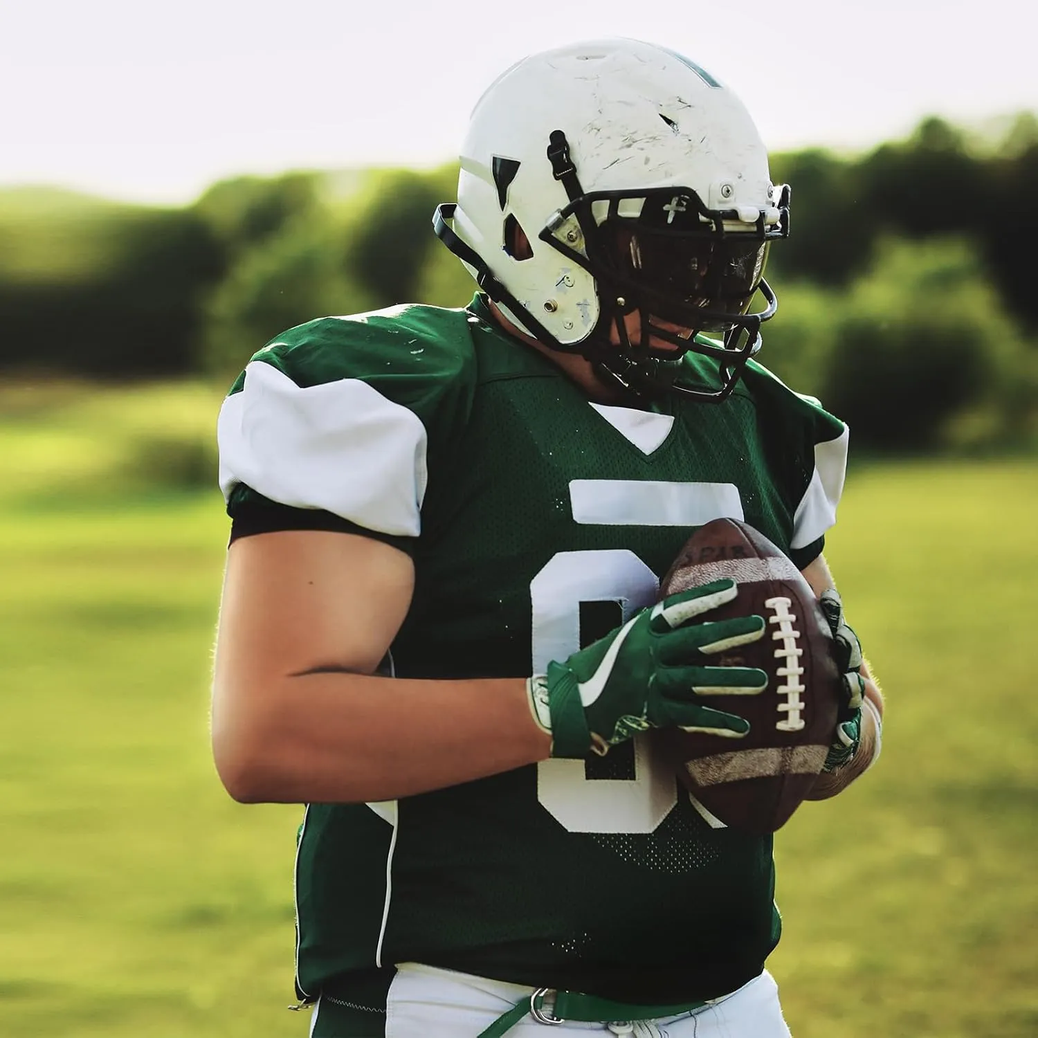 Seematn Web Football Belt 52 Inches Football Pants Belt D Ring Belts for Men Women Youth Boys Kids Girls