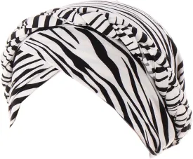 Womens Print Chemo Cancer Cap Braid Hair Cover African Pre-Tied Twisted Head Turbans Hats Head Wraps
